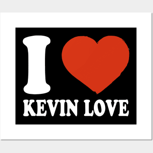 Graphic I Love Kevin Personalized Name Sports Posters and Art